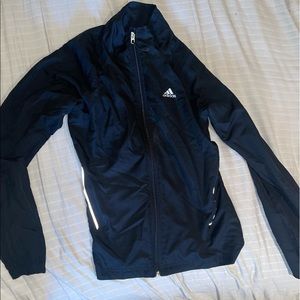 Adidas windbreaker jacket workout